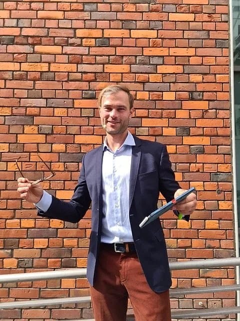 Christopher Reinhardt in seinem zweiten Element