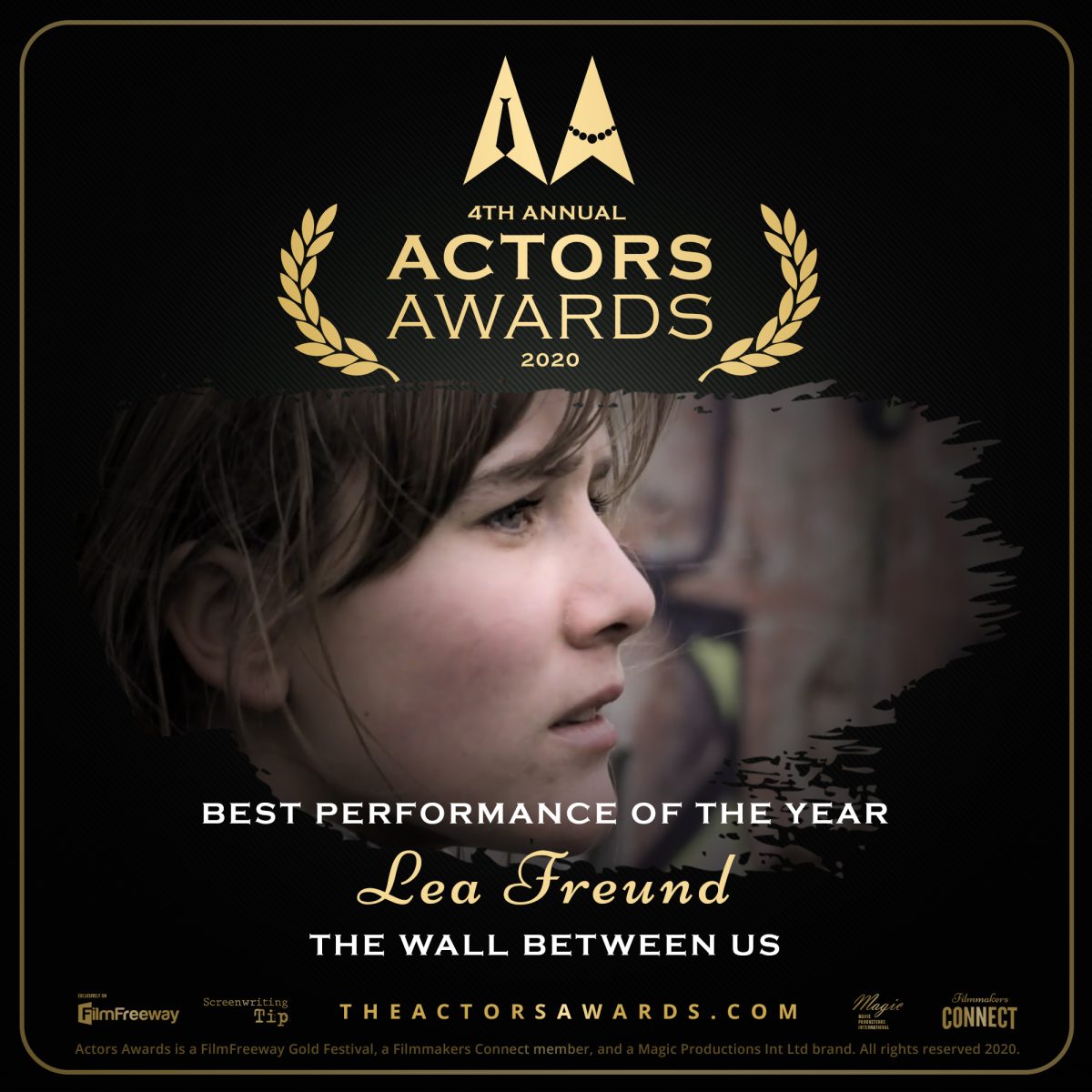 Lea Freund gewinnt den Actors Awards 2020