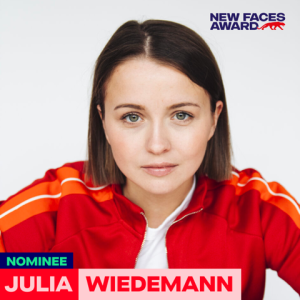 BUNTE New Faces Award 2024 Julia Wiedemann ist in der Kategorie „Disruptive Mind by glo“ nominiert