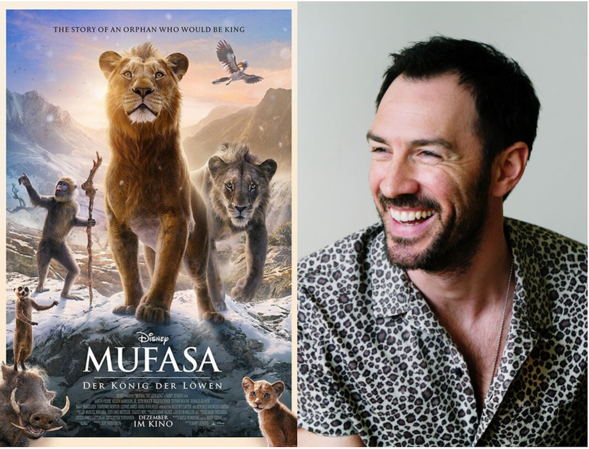 Mufasa: Der König der Löwen Arne Stephan spricht und singt die Titelrolle Mufasa, Kinopremiere am 19.12.2024